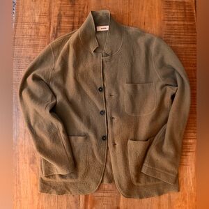 Buck Mason large felted chore coat jacket